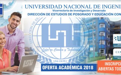 Presentación de  nuestra Oferta académica 2018