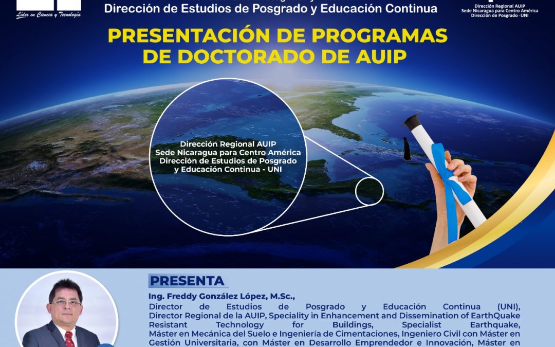 OFERTA DE PROGRAMAS DE DOCTORADO COOPERATIVOS CON AYUDA DE AUIP