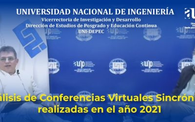 Análisis de Conferencias Virtuales Sincrónicas realizadas en el año 2021